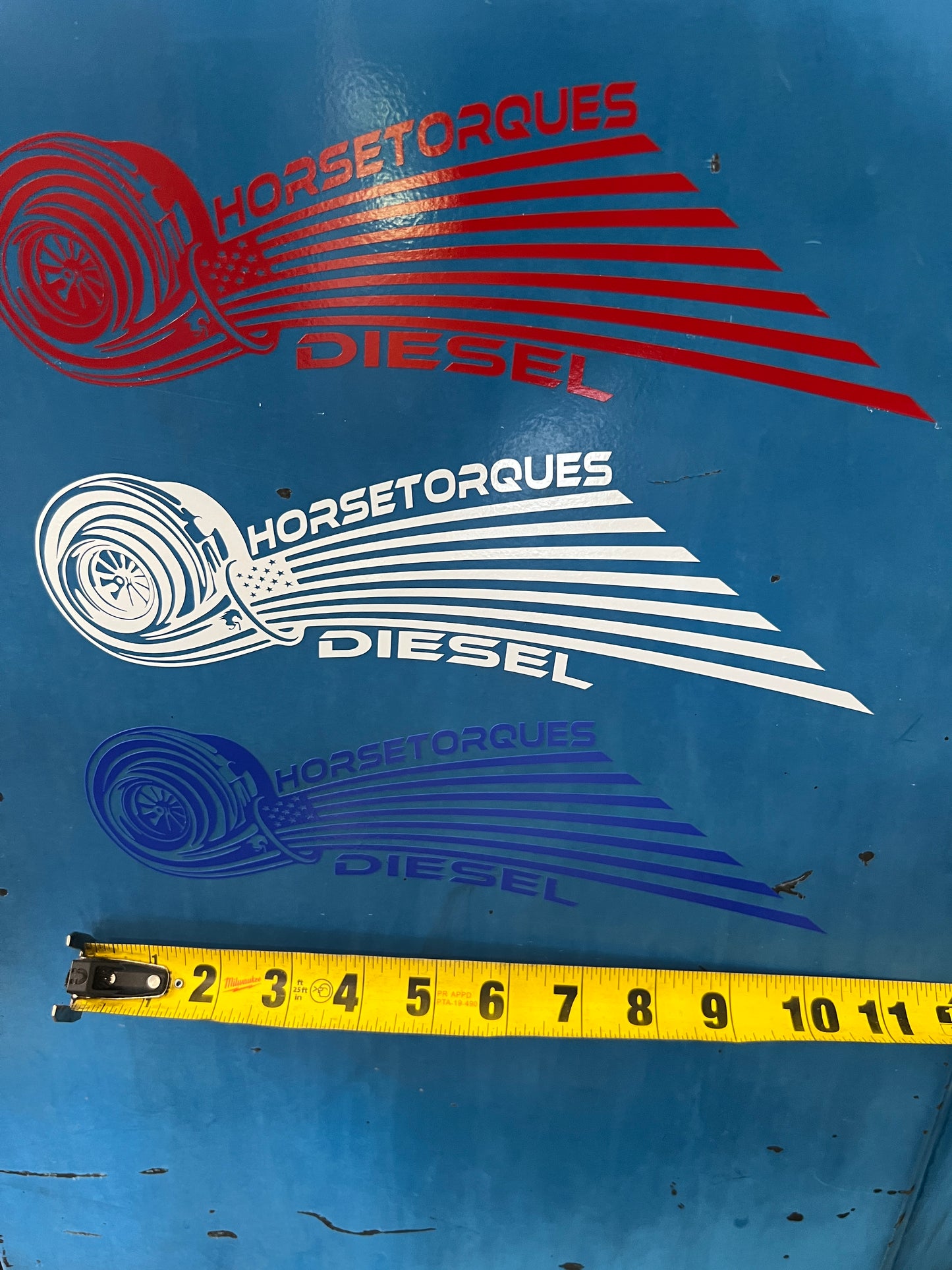 Horsetorques Diesel 10" Sticker
