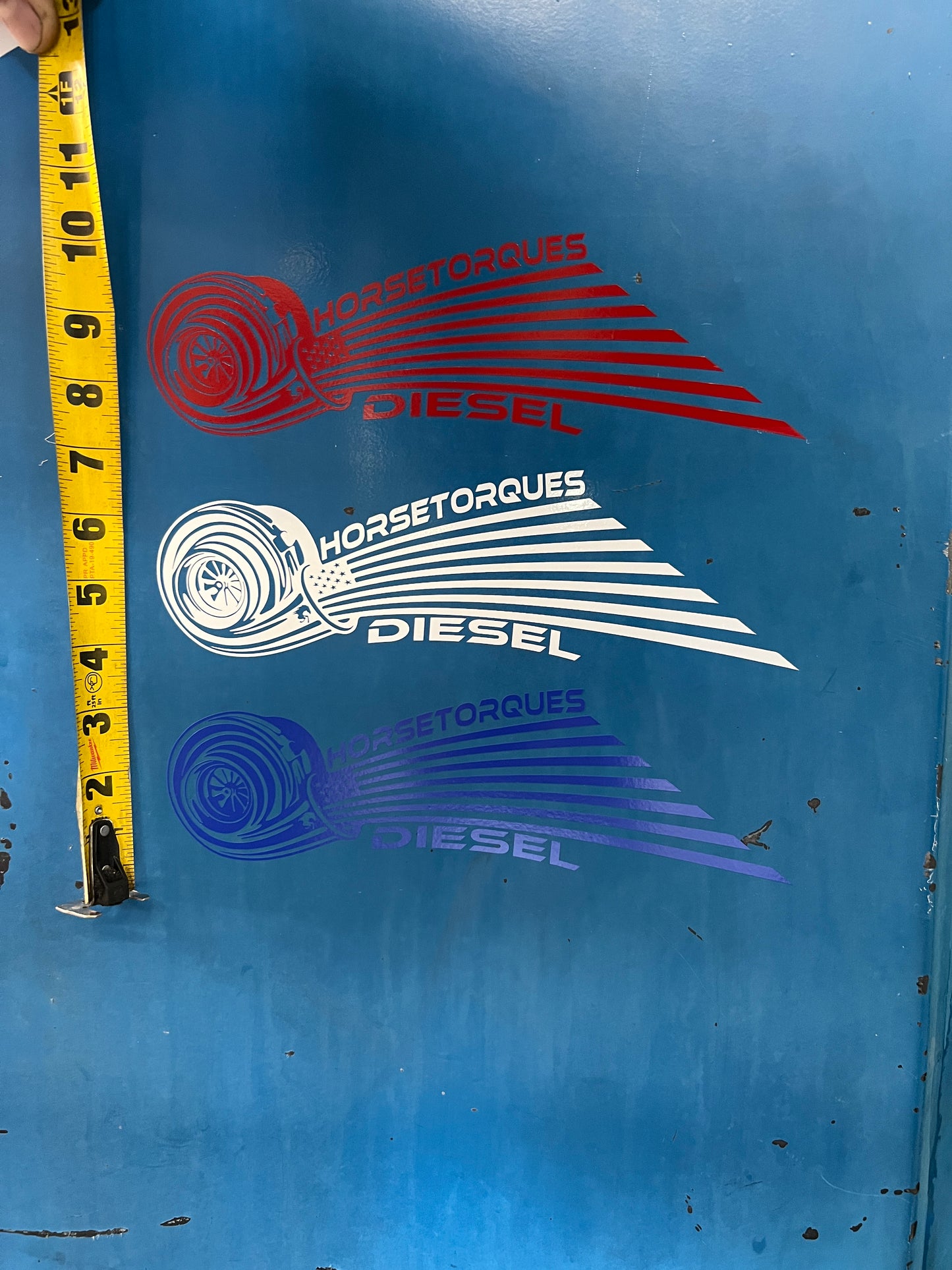 Horsetorques Diesel 10" Sticker